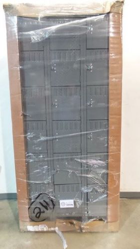 Tennsco bs6-121512-3mg 3 wide 6 tier 18 person louvered steel box locker for sale