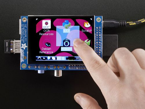Adafruit pitft 320x240 2.8&#034; tft+touchscreen capacitive lcd display raspberry pi for sale
