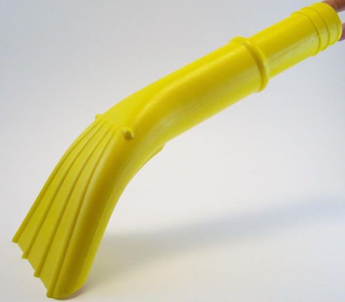Vacuum cleaner claw nozzle attachment tool yellow 1.5&#034;  car wash shop vac detail for sale