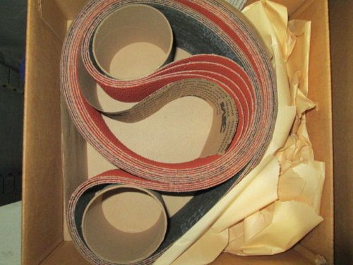 3M 577F CLOTH BELT 4&#034; x 90&#034; 40 GRIT YF-WEIGHT NEW OLD STOCK 3 PIECES