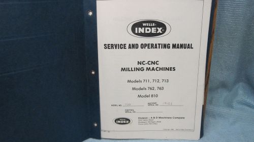 WELLS INDEX SERVICE AND OPERATING MANUAL