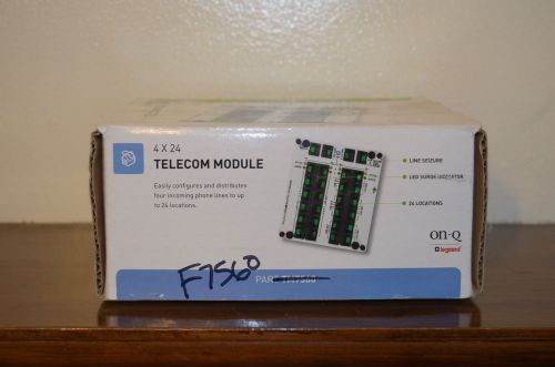 On-q legrand 4 x 24 telecom module f7560 for sale