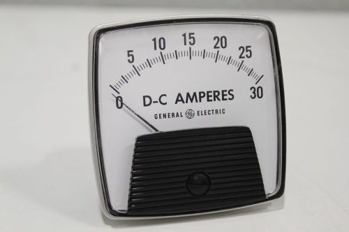 General Electric 0-30 DC Amperes D0-91 50-162111NLNL2 + Free Expedited Shipping!