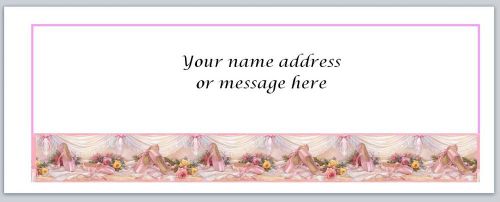 30 Personalized Return Address Labels Laces &amp; Shoes  Buy 3 get 1 free (bo320)