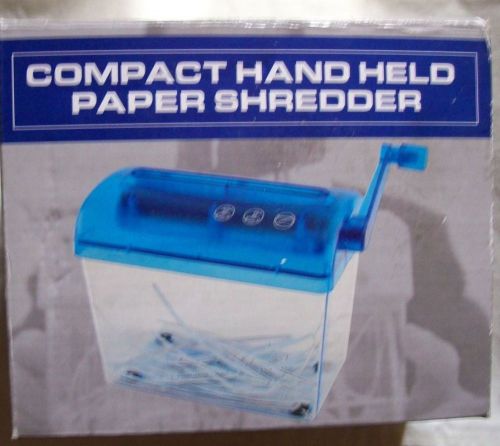 Compact Hand Held Paper Shredder, Desk 0017