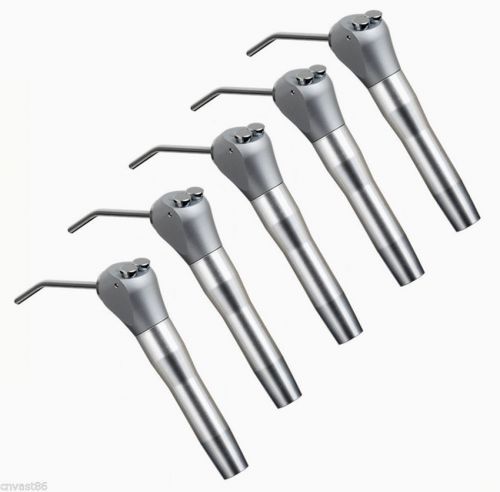 5 Dental Air Water Spray Syringe 3 Way Handpiece +Nozzles Tips