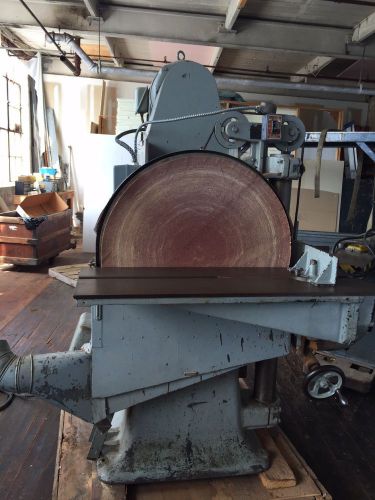 CH BESLY CO.  24&#034; Disc Sander 7 1/2 HP with TOOLING  ( Pattern Maker&#039;s Machine )