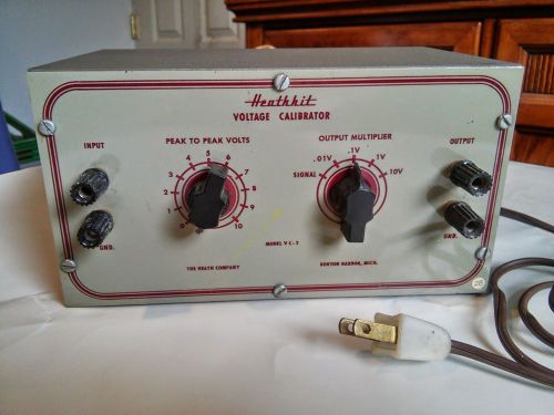 Vintage Heathkit Voltage Calibrator Model VC 2 Tube Ham Radio Amp Father&#039;s Day