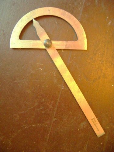 Vintage Machinist Angle PROTRACTOR ~ Made in W. GERMANY ~ Clean &amp; Ready for Uses
