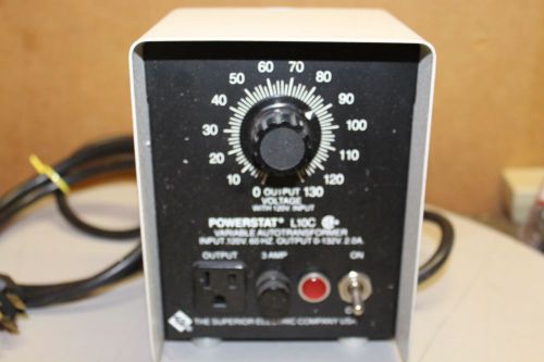 Powerstat Variac     md-  L10C     0-132 v output