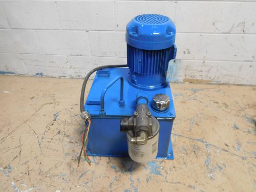 Parker d14aa1a 3hp hydraulic power unit 2gpm for sale