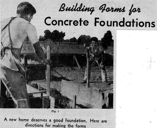 Make Concrete Building Forms For Foundations Building Construction Cement #233