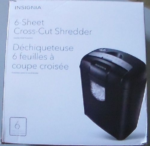 Insignia 6-Sheet Cross-Cut Shredder - NS-PS06CC