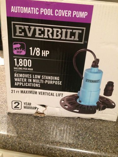 Everbilt Automatic Pool Cover Pump 1/8HP