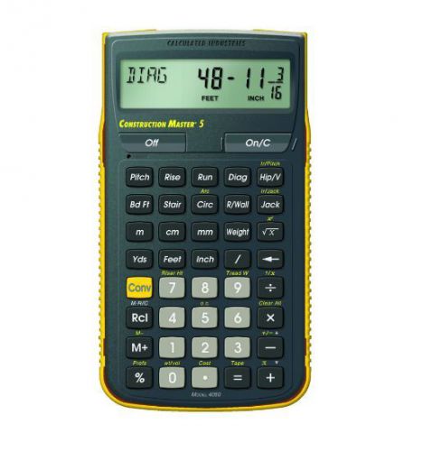 Calculated industries construction master pro scientific calculator, new for sale