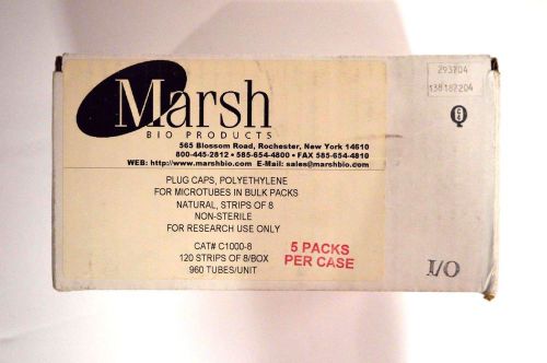 Marsh Cat# C1000-8 120 Strips of 8/Box 960 Tubes/Unit