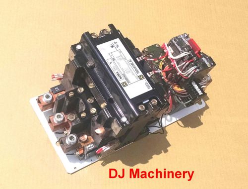 Square D Size 5 Nema 8536SG01H30S Electric Motor Starter 200HP on 480v 120v coil