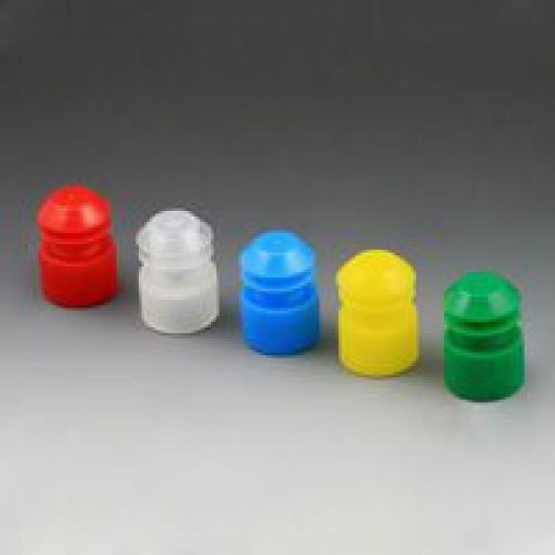 Globe Scientific 116152B Polyethylene Flange Plug Cap for Test Tubes, 16mm Size,
