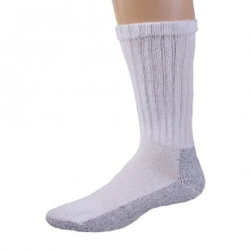 (12 pair) Pro Trek HEAVY DUTY cushioned Men&#039;s Steel Toe Boot Socks, ,13-15