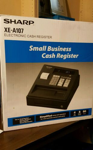 Sharp XE A107 Cash Register, Drum Printer, 80, LED - SHRXEA107