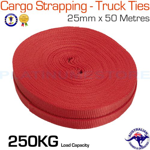 Cargo Strapping Truck Ties for Removalist Packing Moving Furniture 25mm x 50M