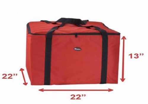 NEW Insulated Thermal Pizza Food Pizza Delivery Bag, 22&#034; x 22&#034; x 13&#034;