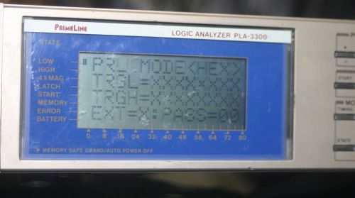 Soltec / Prime-Line Personal Portable Logic Analyzer Primeline PLA-3300 Timing