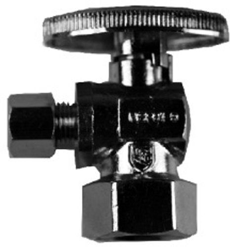 Aviditi 30694AVI Angled Ball Valve Supply Stop TPC, 1/2-Inch FIP by 1/4-Inch