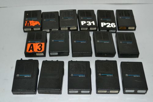 Repairman&#039;s Special  Lot of 16 Minitor II VHF pagers for parts/repair
