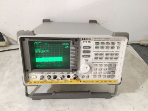 Hp agilent 8563e spectrum analyzer 30 hz-50 ghzopt 6,7,26 + tracking generator for sale