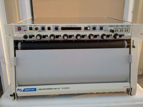 GRAPHTEC  LINEARCODER CHART RECORDER MARK V8 TYPE WR3500 / 3502 SSA 3501