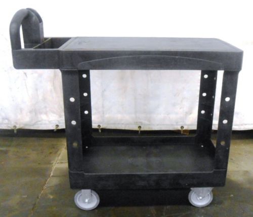 Rubbermaid utility cart, 4505-00 hd, 450500bla, 500 # capacity, black for sale