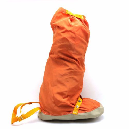 1 pair of cleanroom boot cover - vidaro b-fore boot covers, orange, medium for sale