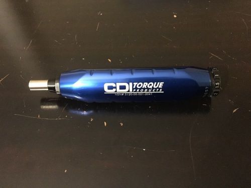 CDI Torque Screw Driver 401SMA Used But In Good Shape 5-40 In Lbs
