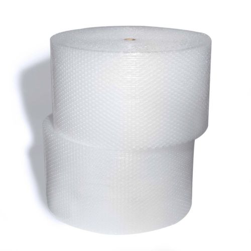 2 ROLLS!!!! 350 ft. 3/16&#034; SMALL BUBBLE CUSHIONING WRAP Wide 12&#034; + Perforated 12&#034;