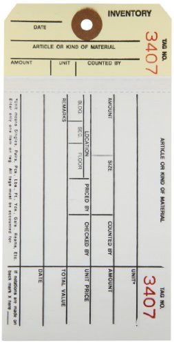 Aviditi G19071 10 Point Cardstock #8 2 Sided Carbonless Stub Style Inventory x