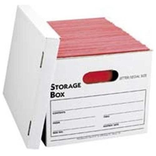 Business Source File Storage Box - 350 Lb - Stackable - Light Duty - 10&#034; Height