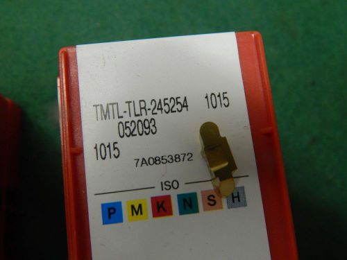 Sandvik TMTL TLR 245254 1015 .125&#034; Wide Full Radius Carbide Grooving Insert