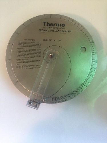 Thermo Electron Corporation Micro Capillary Reader #2201 Lab Laboratory USED