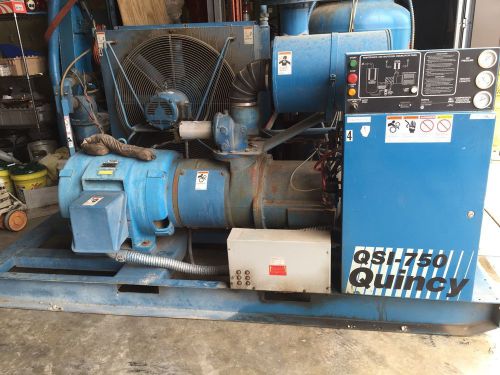 Quincy 150hp rotary screw air compressor qsi750 qsi 750 for sale