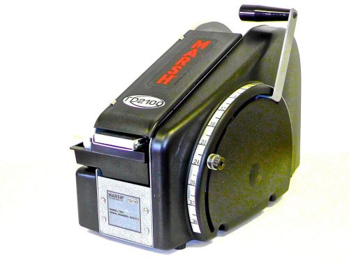 Marsh td2100 portable manual tape dispenser with us inch increments 18.9&#034; len... for sale
