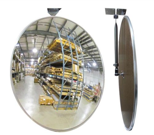 #1 Industrial Rated 30&#034; Acrylic Indoor/Outdoor Safety &amp; Security Convex Mirror
