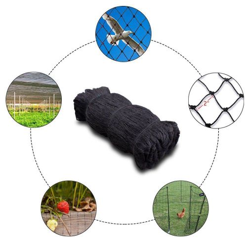 Bird Netting 50&#039; X 50&#039; Net Netting For Bird Poultry Avaiary Game Pens 2&#034; Hole-57