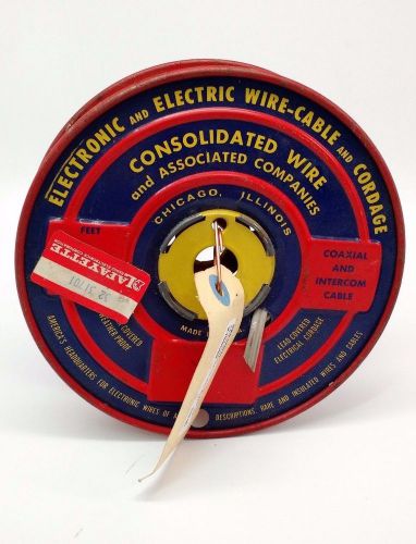 Vintage Consolidated Wire &amp; Associated Co. #5587 Electric Wire-Cable Cordage
