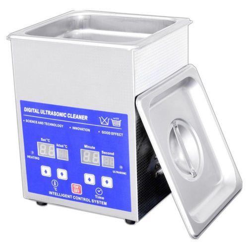2L Digital Ultrasonic Cleaner Machine with Timer Heated Cleaning tank