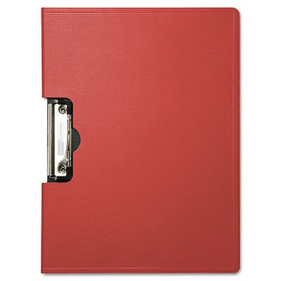Portfolio Clipboard With Low-Profile Clip, 1/2&#034; Capacity, 11 x 8 1/2, Red