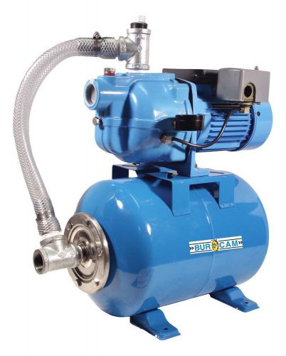 Burcam shallow well cast iron jet pump on ml80h tank 3/4 hp 115/230v 503231s for sale