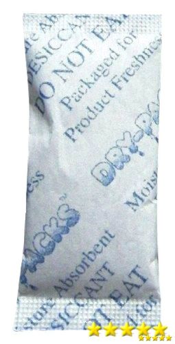 Dry-packs 3gm cotton silica gel packet, pack of 20, new for sale