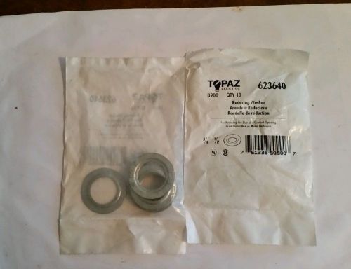 Lot of 20 Topaz Reducing Washer B900 3/4&#034; to 1/2&#034; #623640