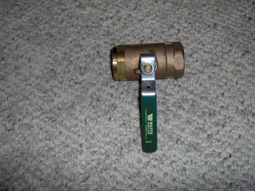 New  1 inch watts water valve